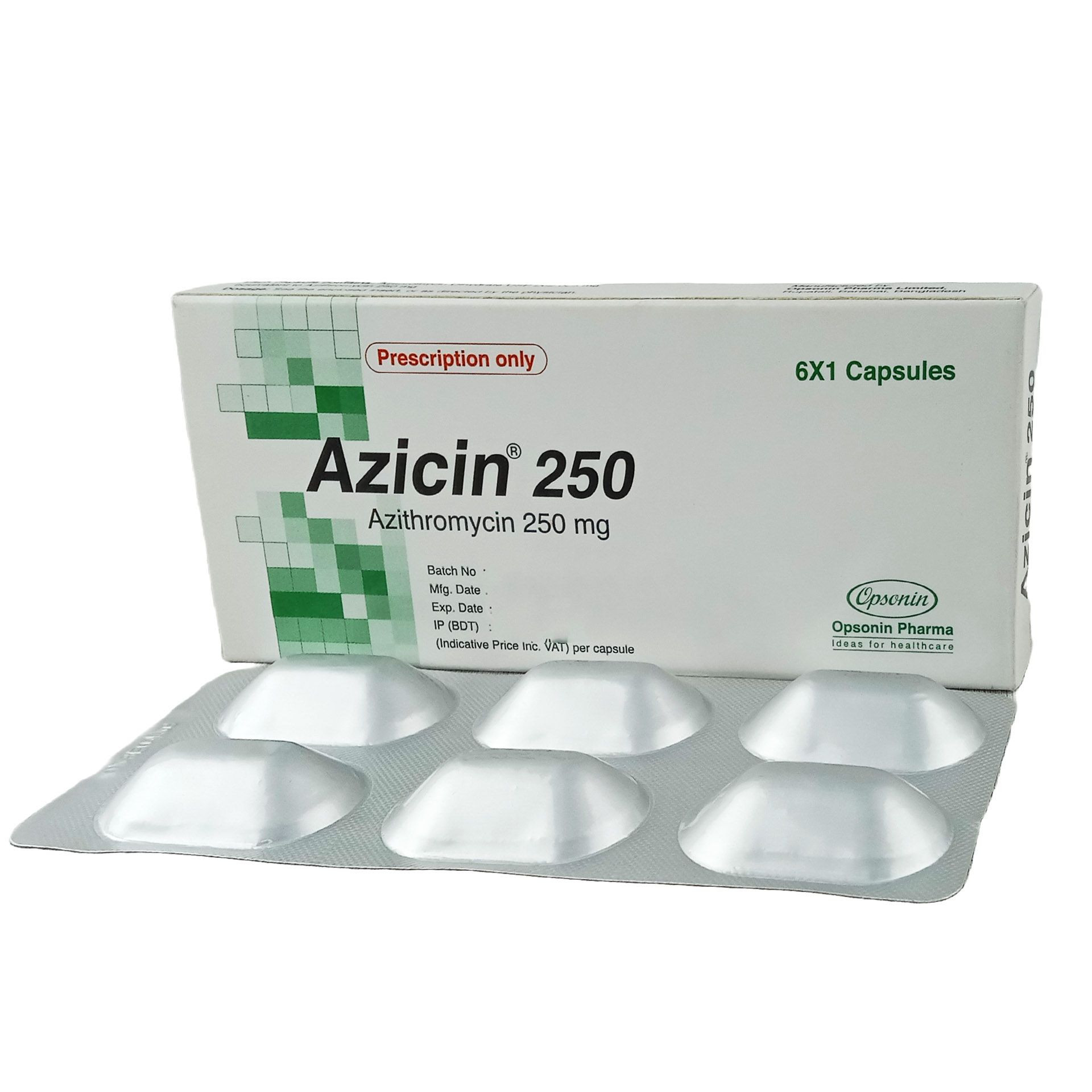 Azicin Capsule 250 mg