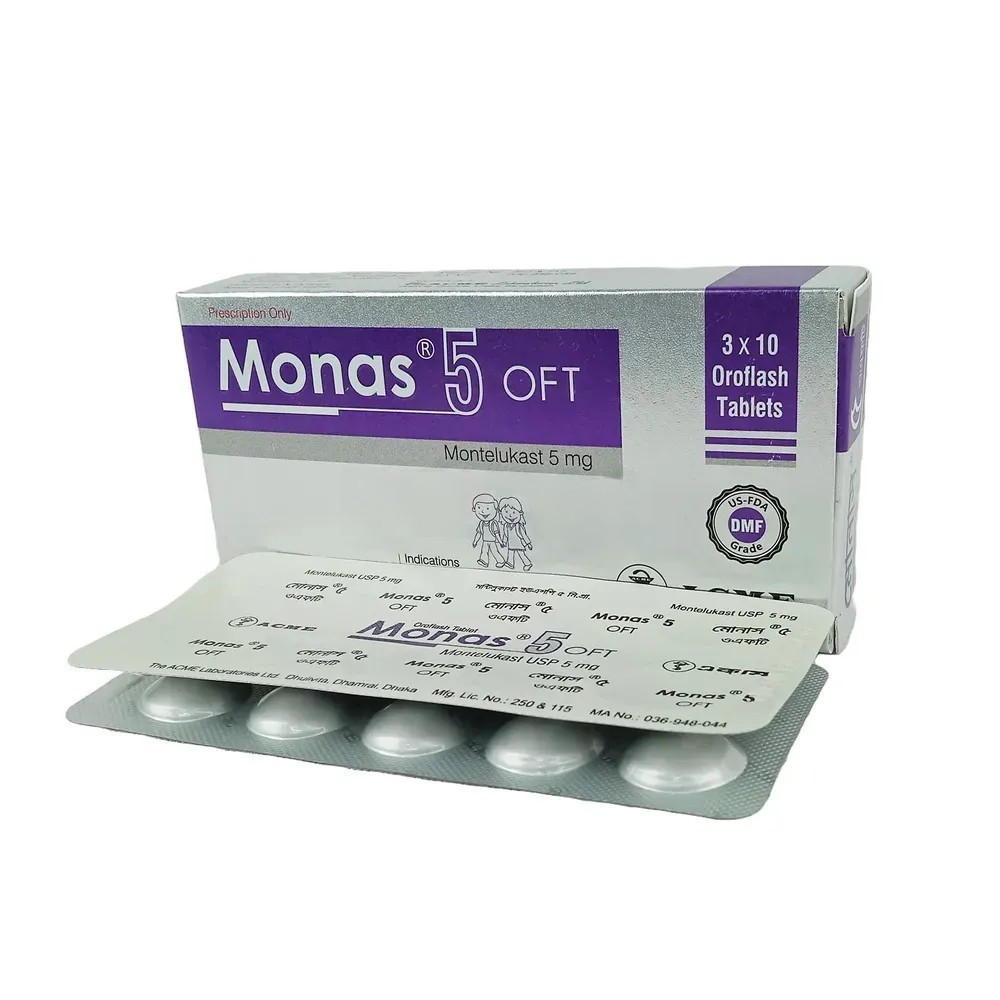 Monas OFT Flash Tablet 5 mg