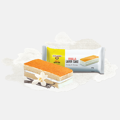 Dan Cake Vanilla Layer Cake 12PcsX30(±3)gm