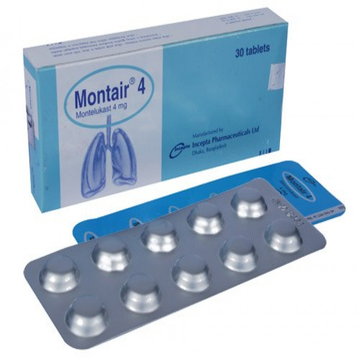 montair ODT Dispersible Tablet 4 mg