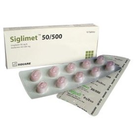 Siglimet | 50 mg+500 mg | Tablet | সিগ্লিমেট ৫০ মি.গ্রা.+ ...