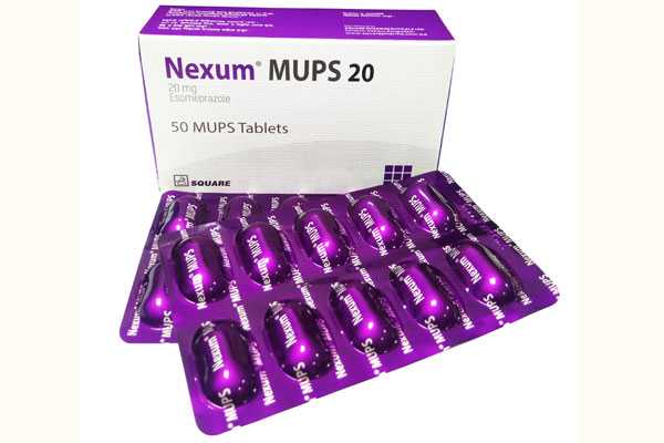 Nexum MUPS | 20 mg | Tablet | নেক্সাম মাপ্‌স ২০ মি.গ্রা. ...