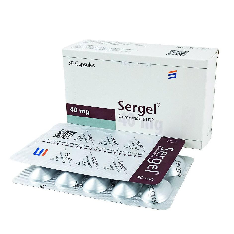 Sergel | 40 mg | Capsule | সারজেল ৪০ মি.গ্রা. ক্যাপসুল