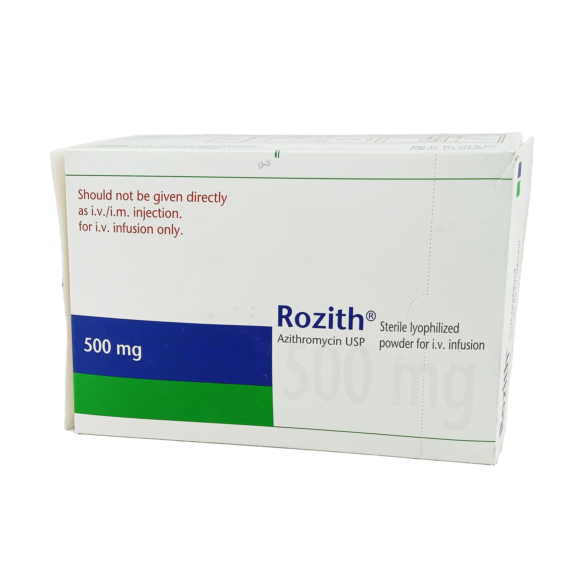 Rozith | 500 mg | Tablet | রোজিথ ৫০০ মি.গ্রা. ট্যাবলেট